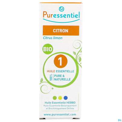 Aetherische Oele Puressentiel/bio Zitrone 10ml, A-Nr.: 4934142 - 01