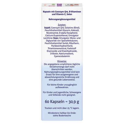 Sie sehen eine Packung Doppelherz system COENZYM Q10 100 + VITAMINE, Produktbild: 04 Doppelherz system COENZYM Q10 100 + VITAMINE, A-Nr.: 5677635 - 04