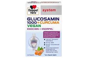 Doppelherz system Glucosamin 1000 + Curcuma Vegan, A-Nr.: 5689006 - 01