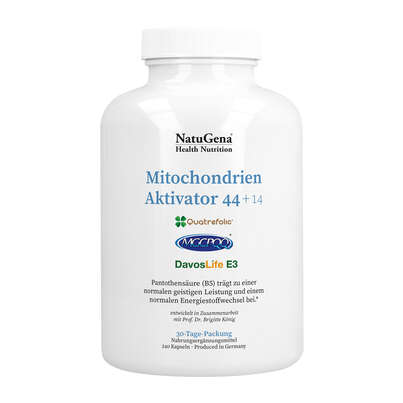 NatuGena Mitochondrien Aktivator 44+14 240 Kapseln, A-Nr.: 5901185 - 01