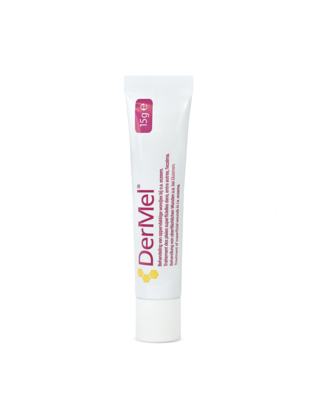 Sie sehen eine Packung DerMel Wundsalbe Honigwundsalbe, Produktbild: 02 DerMel Wundsalbe Honigwundsalbe, A-Nr.: 4733900 - 02