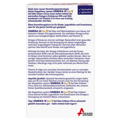 Doppelherz system OMEGA-3 family Gel-Tabs zum Kauen, A-Nr.: 5886178 - 04