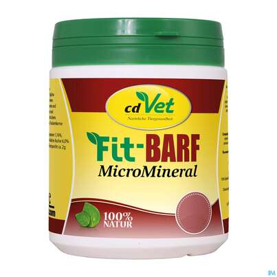 Sie sehen eine Packung Veterinaerprodukte Fit-barf Micromineral 500g, Produktbild: 01 Veterinaerprodukte Fit-barf Micromineral 500g, A-Nr.: 4238945 - 01