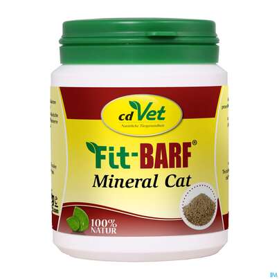 Sie sehen eine Packung Veterinaerprodukte Fit-barf Mineral Cat 150g, Produktbild: 01 Veterinaerprodukte Fit-barf Mineral Cat 150g, A-Nr.: 4606975 - 01