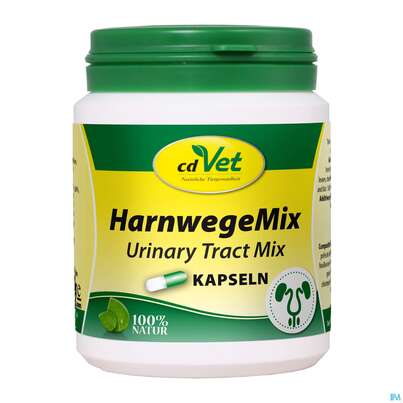 Sie sehen eine Packung Veterinaerprodukte Harnwegemix Kapseln 100st, Produktbild: 01 Veterinaerprodukte Harnwegemix Kapseln 100st, A-Nr.: 4515669 - 01