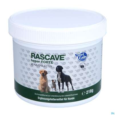 Veterinaerprodukte Rascave/hepar Forte Kautabl Erwachsener Hund 90st, A-Nr.: 5587470 - 01