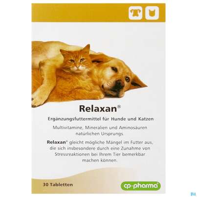 Veterinaerprodukte Relaxan/tabl Hunde +katzen 30st, A-Nr.: 3127379 - 01