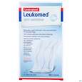 Sie sehen eine Packung Wundverband Leukomed/skin Sensitive Vliesverband +auflage Steril 8x15cm 5st, Produktbild: 01 Wundverband Leukomed/skin Sensitive Vliesverband +auflage Steril 8x15cm 5st, A-Nr.: 5609013 - 01