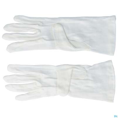 Sie sehen eine Packung Zwirnhandschuhe Mpoe Weiss Gr 13 2st, Produktbild: 01 Zwirnhandschuhe Mpoe Weiss Gr 13 2st, A-Nr.: 2285308 - 01