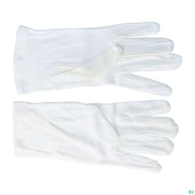 Sie sehen eine Packung Zwirnhandschuhe Mpoe Weiss Gr 9 2st, Produktbild: 02 Zwirnhandschuhe Mpoe Weiss Gr 9 2st, A-Nr.: 2285254 - 02