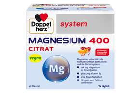 Doppelherz system MAGNESIUM 400 CITRAT Trinkgranulat, A-Nr.: 4137167 - 01