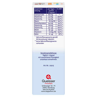 Doppelherz system Q10 UBIQUINOL 100 + B-VITAMINE, A-Nr.: 5677150 - 01