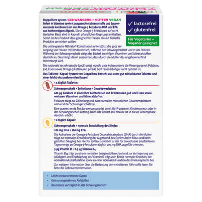 Doppelherz system SCHWANGERE + MÜTTER VEGAN KINDERWUNSCH BIS STILLZEIT, A-Nr.: 5686999 - 04