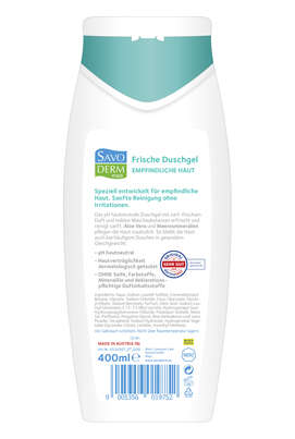 Savoderm med Frische Duschgel 400ml, A-Nr.: 4448482 - 02