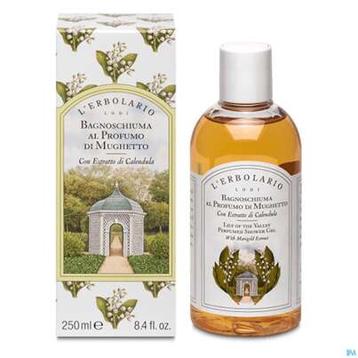 Sie sehen eine Packung L Erbolario Bad +duschgel Mughetto Maigloeckchen 036.1 250ml, Produktbild: 01 L Erbolario Bad +duschgel Mughetto Maigloeckchen 036.1 250ml, A-Nr.: 2992023 - 01