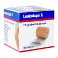 Sie sehen eine Packung Tape Kinesiologisch Leukotape K 5mx 7,5cm Hautfarben 1st, Produktbild: 02 Tape Kinesiologisch Leukotape K 5mx 7,5cm Hautfarben 1st, A-Nr.: 3151840 - 02