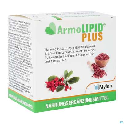 Sie sehen eine Packung Armolipid Plus Tabl 90st, Produktbild: 02 Armolipid Plus Tabl 90st, A-Nr.: 4904520 - 02