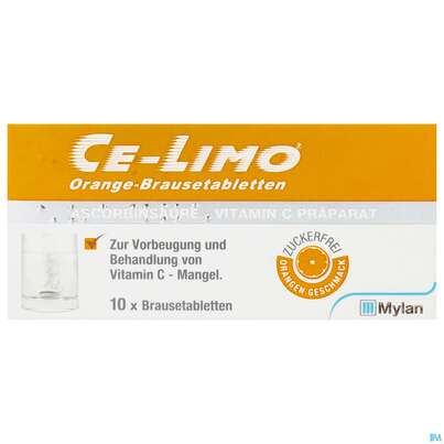 Ce-limo Orange Brausetabl 10st, A-Nr.: 0064359 - 01