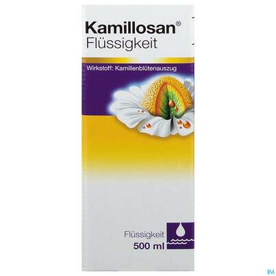 Sie sehen eine Packung Kamillosan Flüssigkeit 100ml, Produktbild: 01 Kamillosan Flüssigkeit 100ml, A-Nr.: 4465285 - 01