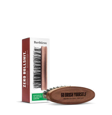 Sie sehen eine Packung Brooklyn Soap Company Bartbürste, Produktbild: 01 Brooklyn Soap Company Bartbürste, A-Nr.: 5723335 - 01