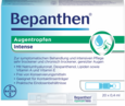 Sie sehen eine Packung Bepanthen® Augentropfen Intense - Einzeldosen, Produktbild: 01 Bepanthen® Augentropfen Intense - Einzeldosen, A-Nr.: 5902517 - 01