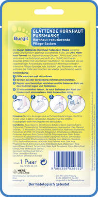 Burgit Glättende Hornhaut Fußmaskensocken 1Paar, A-Nr.: 5671029 - 02