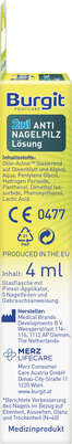 Burgit 2in1 Anti Nagelpilz Lösung 4ml, A-Nr.: 5759379 - 02