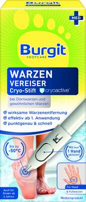 Sie sehen eine Packung Burgit Warzen Vereiser, Produktbild: 01 Burgit Warzen Vereiser, A-Nr.: 5564931 - 01