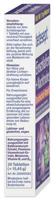 Sie sehen eine Packung Tetesept Einschlafen + Nachtruhe 1,7mg Depot 30 Stk, Produktbild: 02 Tetesept Einschlafen + Nachtruhe 1,7mg Depot 30 Stk, A-Nr.: 5934919 - 02
