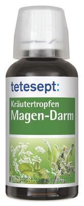 Sie sehen eine Packung Tetesept Kräutertropfen Magen-Darm 50ml, Produktbild: 07 Tetesept Kräutertropfen Magen-Darm 50ml, A-Nr.: 5664822 - 07