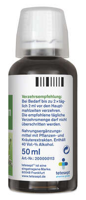 Sie sehen eine Packung Tetesept Kräutertropfen Magen-Darm 50ml, Produktbild: 09 Tetesept Kräutertropfen Magen-Darm 50ml, A-Nr.: 5664822 - 09