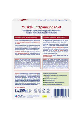 TETESEPT Muskel Entspannung Set Duschbad + Lotion 2x250ml, A-Nr.: 5849504 - 02