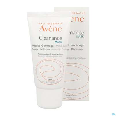 Sie sehen eine Packung Avene Cleanance Peeling-maske Talgabsorbierend Neu 50ml, Produktbild: 02 Avene Cleanance Peeling-maske Talgabsorbierend Neu 50ml, A-Nr.: 5675978 - 02