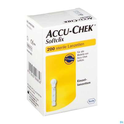 Diagnostika U.zubehoer Accu-chek -roche Diabetes Softclix Lanzetten 25st, A-Nr.: 1877047 - 01