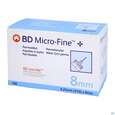 Sie sehen eine Packung Injektionsspritzen U.zubeh. Bd Microfine Pen Nadel 8mmx 0,25mm 100st, Produktbild: 03 Injektionsspritzen U.zubeh. Bd Microfine Pen Nadel 8mmx 0,25mm 100st, A-Nr.: 5197415 - 03