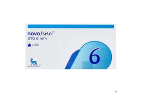 Injektionsspritzen U.zubeh. Insulin Novofine Pen-nadeln 31g 0,25x 6mm 100st, A-Nr.: 2699576 - 01