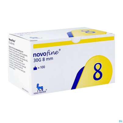 Injektionsspritzen U.zubeh. Pen-kanuelen Novofine 0,30x 8mm L5 3615 L5 36 100st, A-Nr.: 5560318 - 02