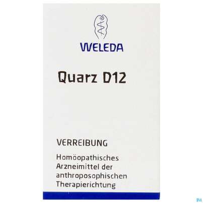 Sie sehen eine Packung Quarz -weleda Trituration D12 20g, Produktbild: 01 Quarz -weleda Trituration D12 20g, A-Nr.: 0888451 - 01