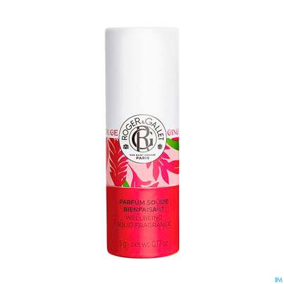 Sie sehen eine Packung Roger & Gallet Gingembre Rouge Wellbeing/solid Fragrance 5g, Produktbild: 01 Roger & Gallet Gingembre Rouge Wellbeing/solid Fragrance 5g, A-Nr.: 5889981 - 01