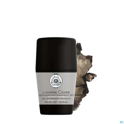Sie sehen eine Packung Roger & Gallet Homme Maenner Deo Roll-on Cedre 50ml, Produktbild: 05 Roger & Gallet Homme Maenner Deo Roll-on Cedre 50ml, A-Nr.: 5448780 - 05