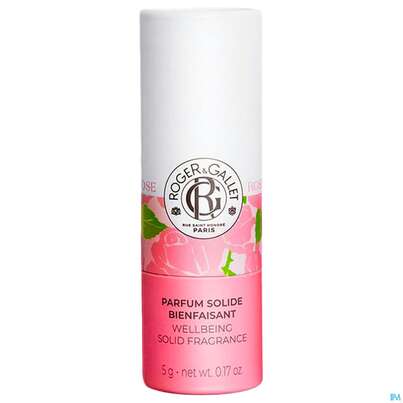 Sie sehen eine Packung Roger & Gallet Rose Wellbeing/solid Fragrance 5g, Produktbild: 02 Roger & Gallet Rose Wellbeing/solid Fragrance 5g, A-Nr.: 5889998 - 02