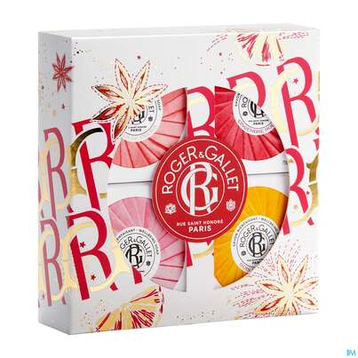 Seifen Roger &amp; Gallet Xmas Soap Set Fdf+gr+rose+bdo Je 50g 1st, A-Nr.: 5815818 - 02