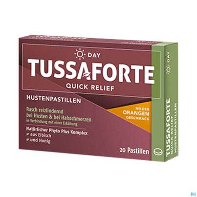 Tussaforte Hustenpastillen Quick Relief Day 40st, A-Nr.: 5745182 - 01