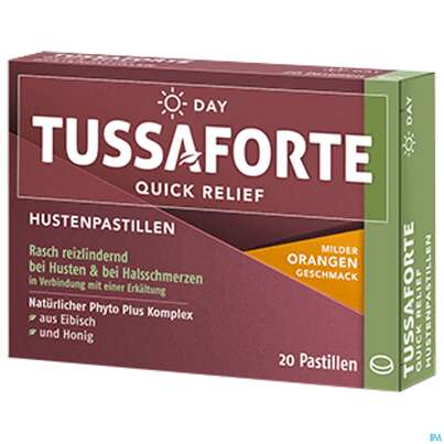 Tussaforte Hustenpastillen Quick Relief Day 40st, A-Nr.: 5745182 - 02