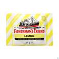 Sie sehen eine Packung Fisherman's Friend Pastillen Ohne Zucker Lemon Beutel 25g, Produktbild: 01 Fisherman's Friend Pastillen Ohne Zucker Lemon Beutel 25g, A-Nr.: 2143790 - 01