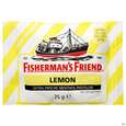 Sie sehen eine Packung Fisherman's Friend Pastillen Ohne Zucker Lemon Beutel 25g, Produktbild: 02 Fisherman's Friend Pastillen Ohne Zucker Lemon Beutel 25g, A-Nr.: 2143790 - 02