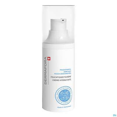 Sie sehen eine Packung Dermafora Hydr Feuchtigkeitsspendende Creme Lsf20 50ml, Produktbild: 01 Dermafora Hydr Feuchtigkeitsspendende Creme Lsf20 50ml, A-Nr.: 5561157 - 01