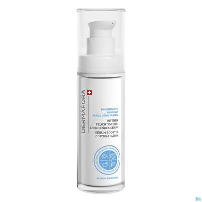 Sie sehen eine Packung Dermafora Hydr Serum Feuchtigkeitsarme Haut 30ml, Produktbild: 01 Dermafora Hydr Serum Feuchtigkeitsarme Haut 30ml, A-Nr.: 5561134 - 01