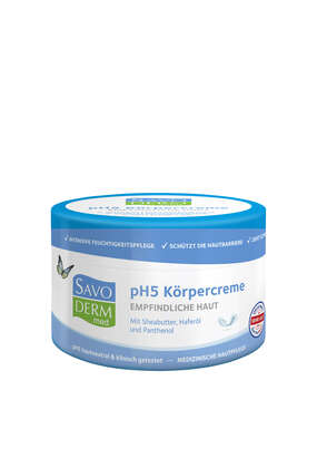 Savoderm med EMPFINDLICHE HAUT pH5 Körpercreme 200ml, A-Nr.: 5876783 - 01