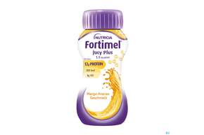 Fortimel/jucy Plus Fluessig 200ml Mango Ananas 4st, A-Nr.: 5808540 - 01